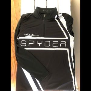 Boys Spyder Zip T-Neck